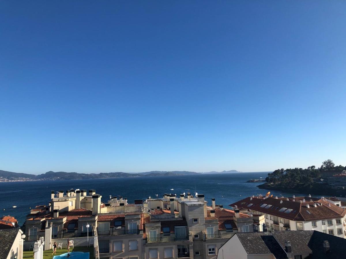 Enjoy Sanxenxo,200M Playa, Balcon Vistas Cies, Piscina & Terraza Azotea,2 Plazas Garaje, 2 Banos, Muy Luminoso, Muy Tranquilo,Muy Equipado, Centrico Apartment Exterior foto